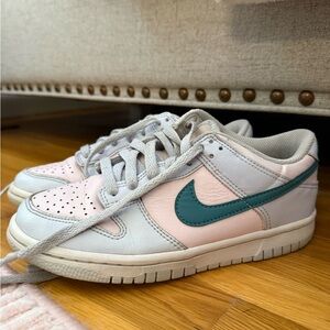 Nike Kids Sneakers - White and Teal